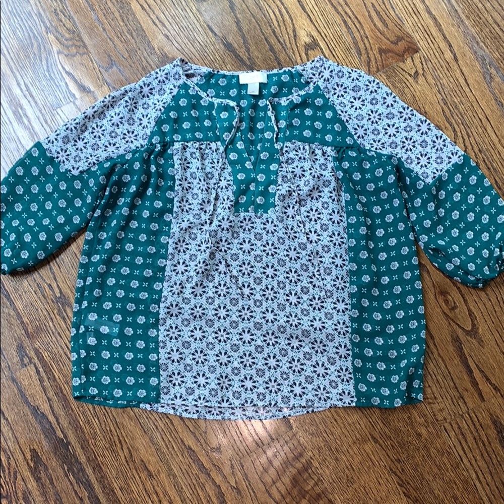 Ann Taylor loft peasant blouse